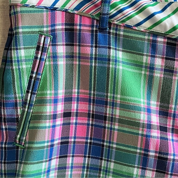 Lady Hagen Plaid Golf Tennis Preppy Shorts - Size 14 - Picture 2 of 9